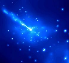 Снимок галактики Кентавра А в рентгеновском спектре